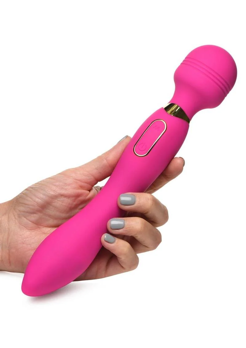 Wand Essential Ultra G-Stroke Come Hither Rechargeable Silicone Vibrating Wand - Image 4