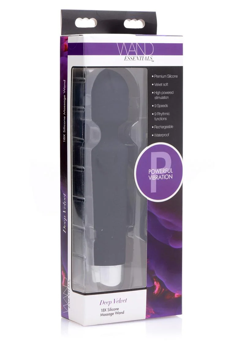 Wand Essentials Deep Velvet Silicone Wand Massager - Image 2