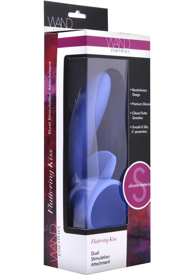 Wand Essentials Fluttering Kiss Dual Stimulation Silicone Attachment - Image 2