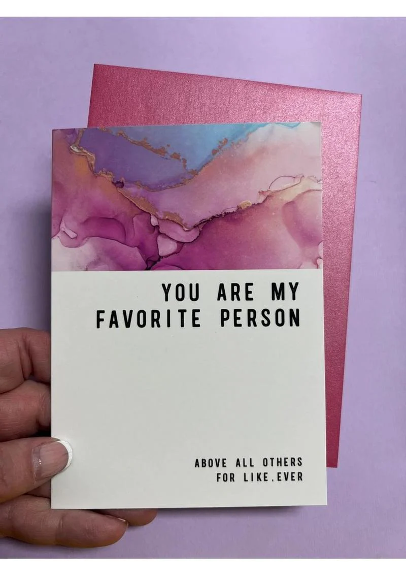Warm Human Favorite Person Greeting Card - Image 2