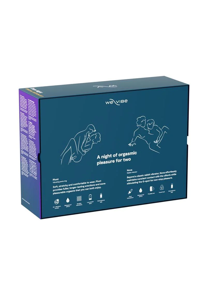 We-Vibe Date Night Special Edition Set Nova and Pivot - Velvet - Image 3