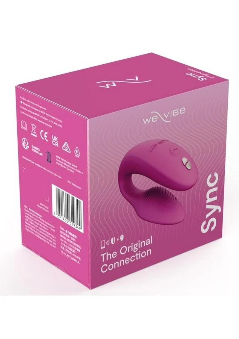 We-Vibe Sync Rechargeable Silicone Couples Vibrator with Remote Control - Dusty - Image 2