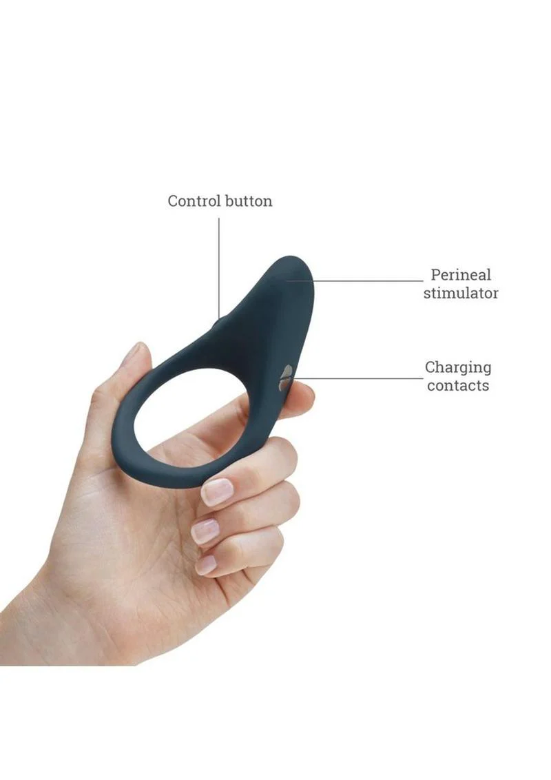 We-Vibe Verge Rechargeable Silicone Vibrating Perineum Cock Ring - Image 4