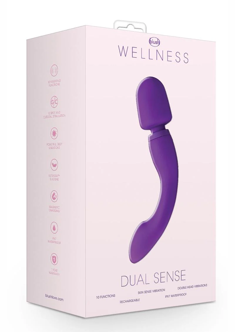 Wellness Dual Sense Rechargeable Silicone Massager - Image 2