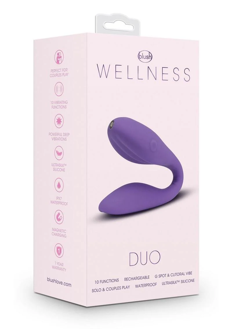 Wellness Duo Rechargeable Silicone Couples Vibrator - Image 2