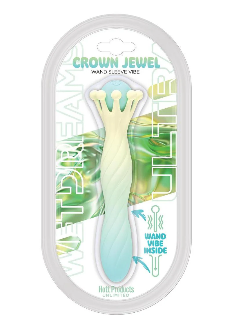 Wet Dreams Crown Jewel Rechargeable Silicone Crown Scepter Vibrating Wand - Image 2