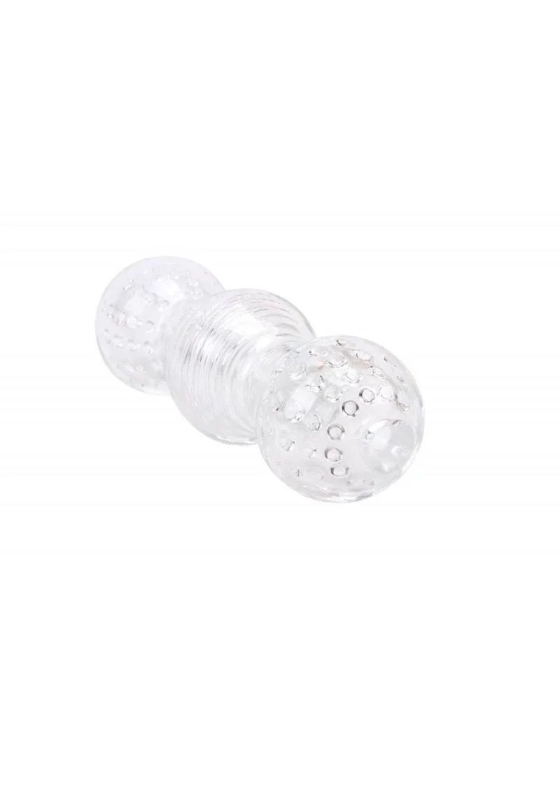 Wet Dreams Crystal Voyeur Series Big Balls Stroker Sleeve Masturbator - Image 3
