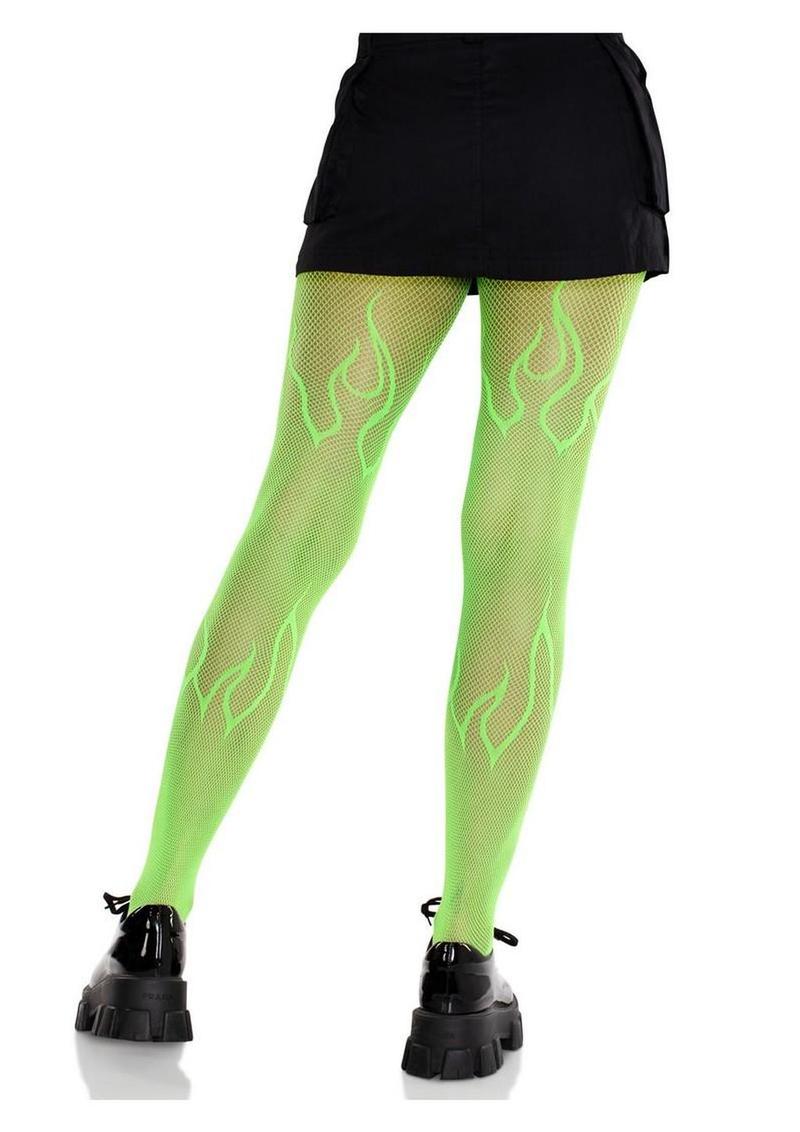 Leg Avenue Flame Net Tights - Image 3