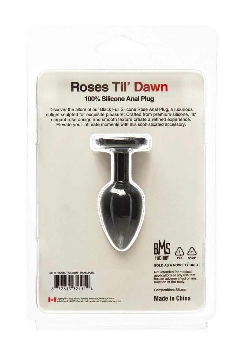 Roses Til Dawn Silicone Butt Plug - Image 5