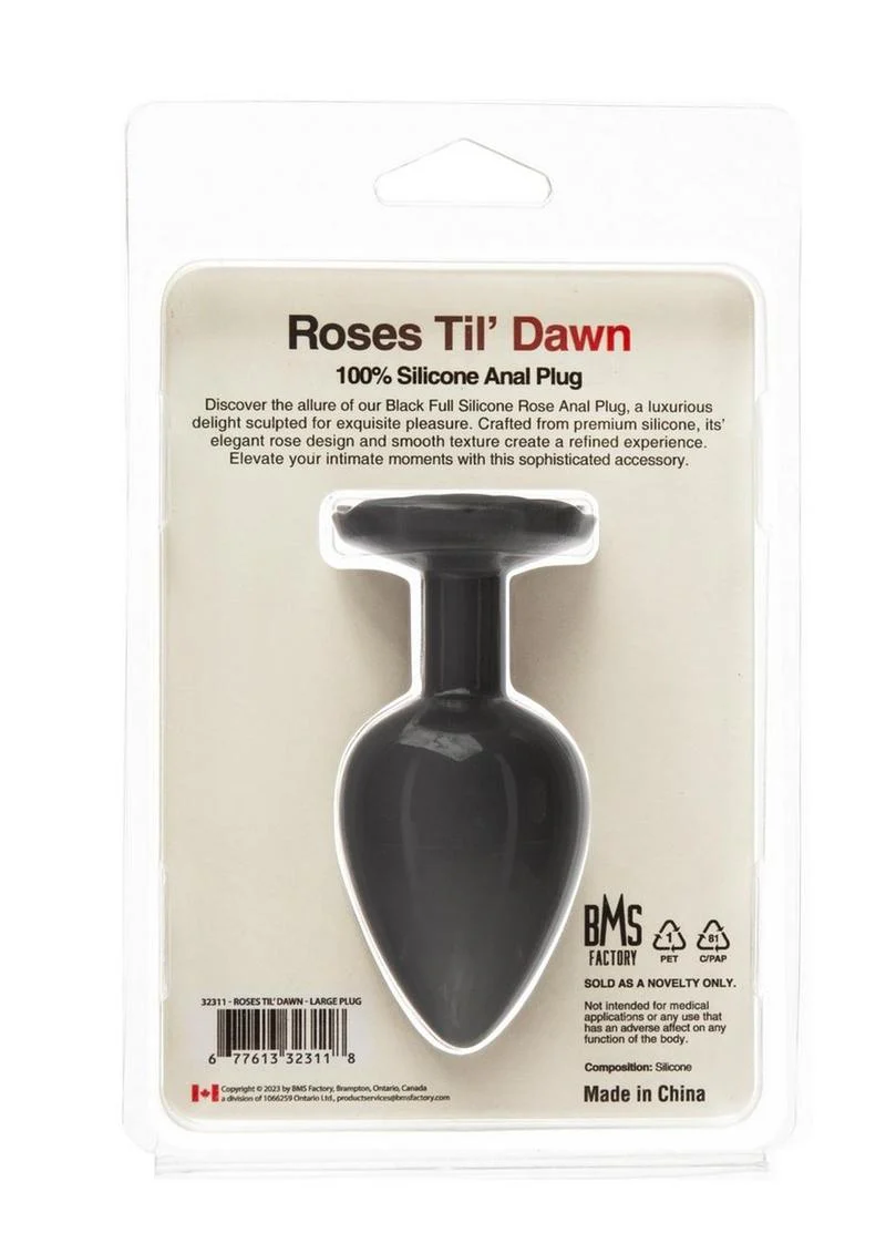 Roses Til Dawn Silicone Butt Plug - Image 9