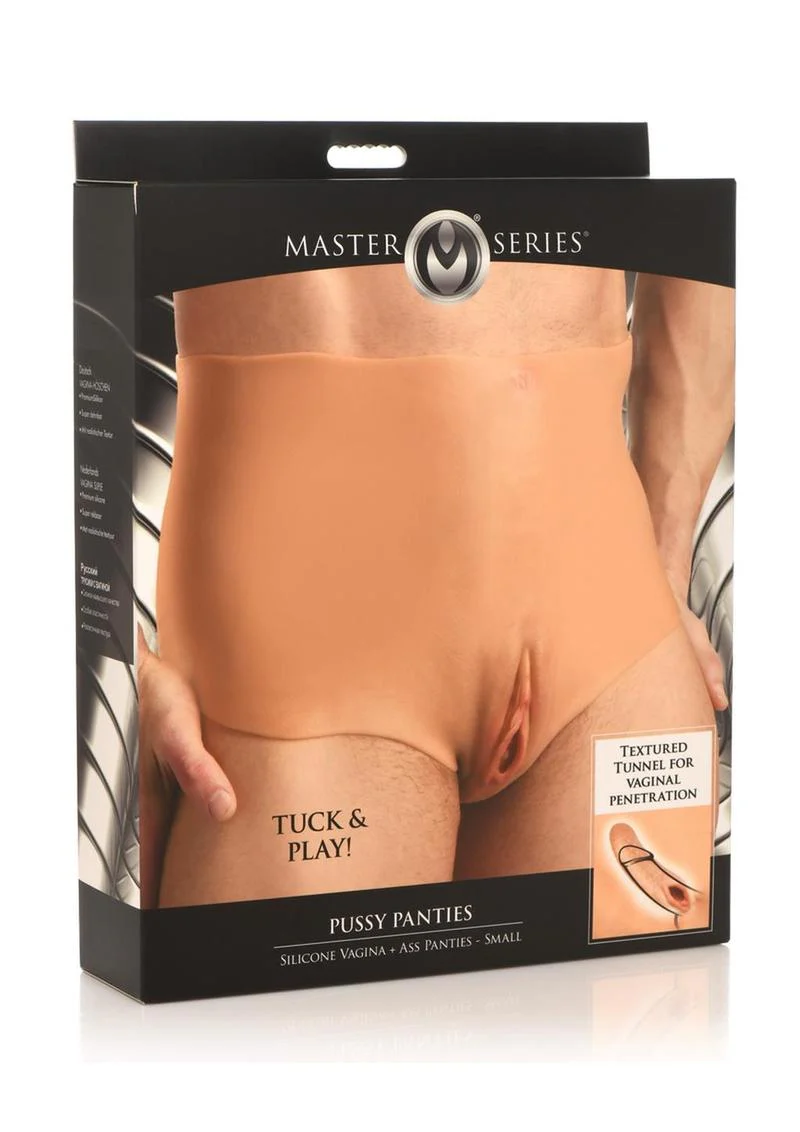 Master Series Pussy Panties Silicone Wearable Vagina/Ass Panties - Image 3
