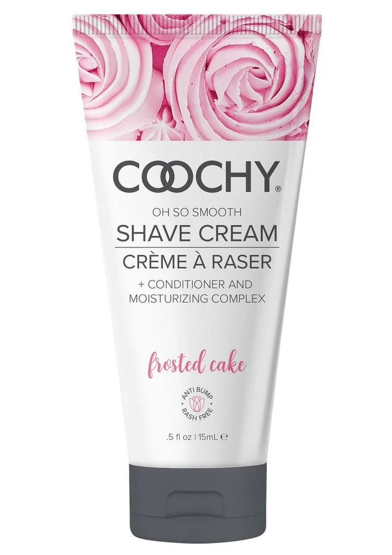 Coochy Shave Cream Frosted Cake