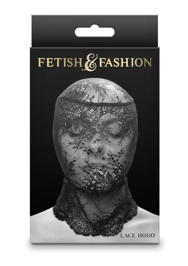 Fetish and Fashion Lace Hood - Image 2
