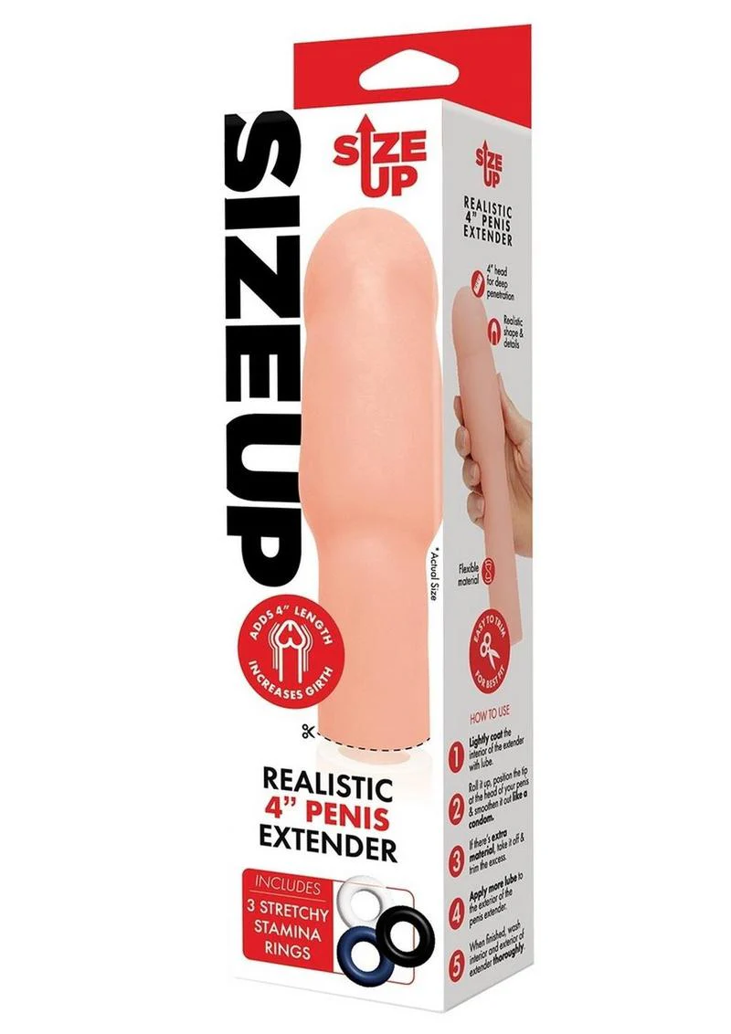 Size Up Extra Realistic Penis Extender - Image 2