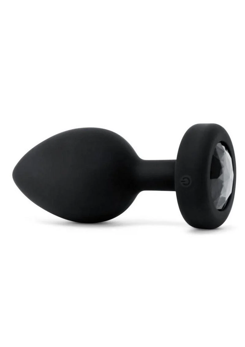 B-Vibe Vibrating Jewel Plug Rechargeable Silicone Anal Plug with Remote - Image 15