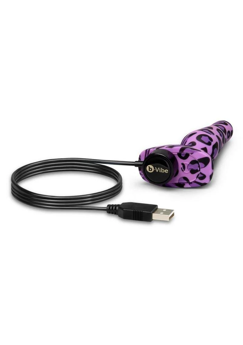B-Vibe Novice Plug Rechargeable Silicone Anal Plug with Remote Control - Image 4