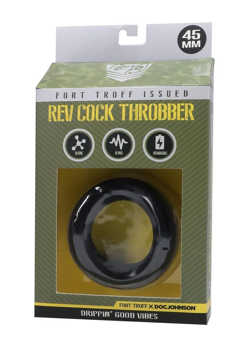 Fort Troff Rev Cock Throbber Rechargeable Silicone Cock Ring - Image 2