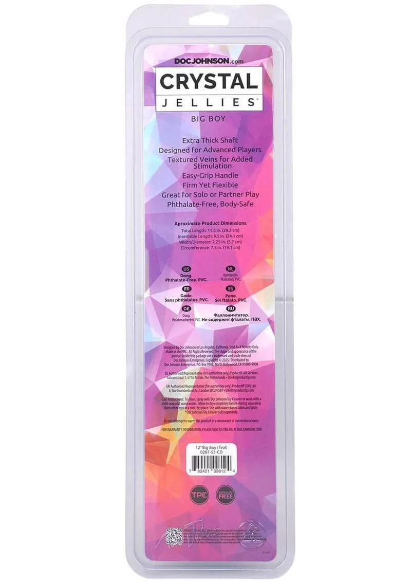 Crystal Jellies Big Boy Dildo - Image 3