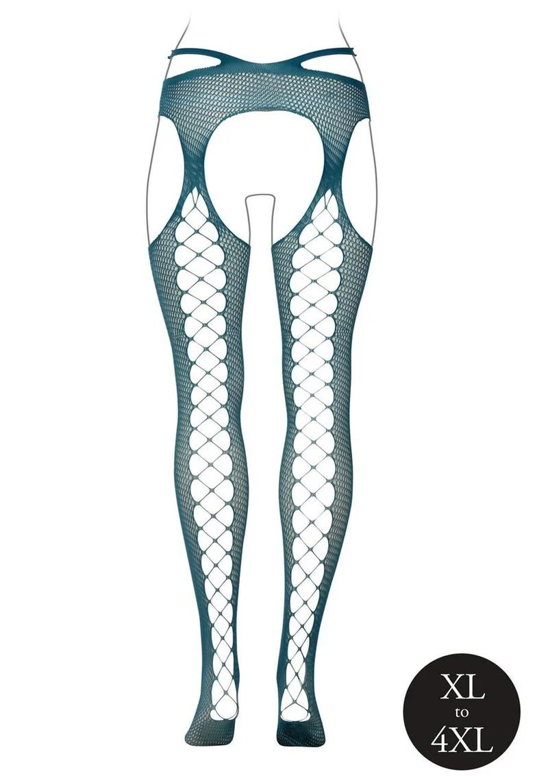 Le Desir Suspender Pantyhose with Strappy Waist - Image 6