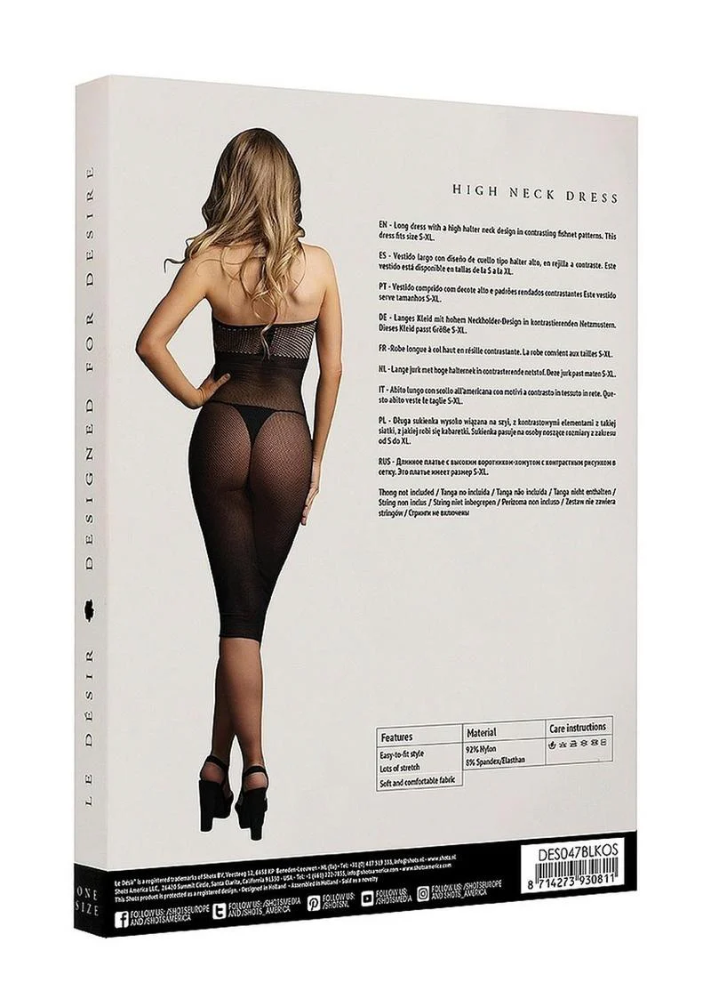 Le Desir High Neck Dress - Image 4