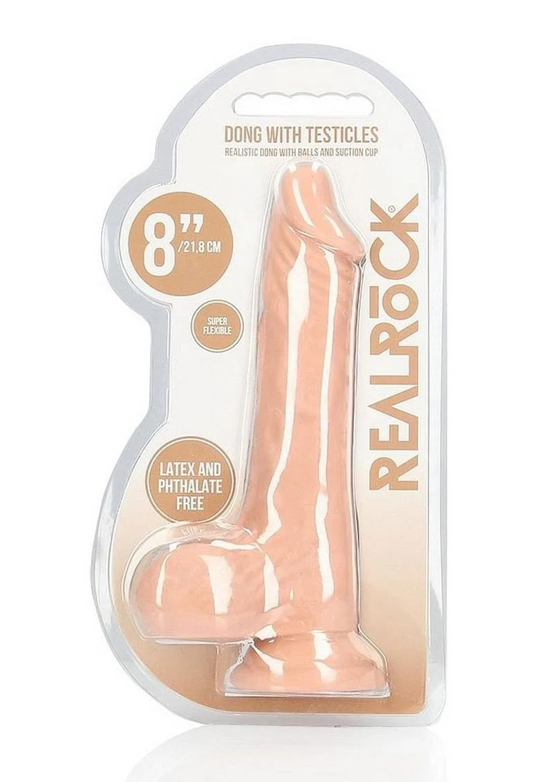 Realrock Skin Realistic Dildo with Balls - Image 8