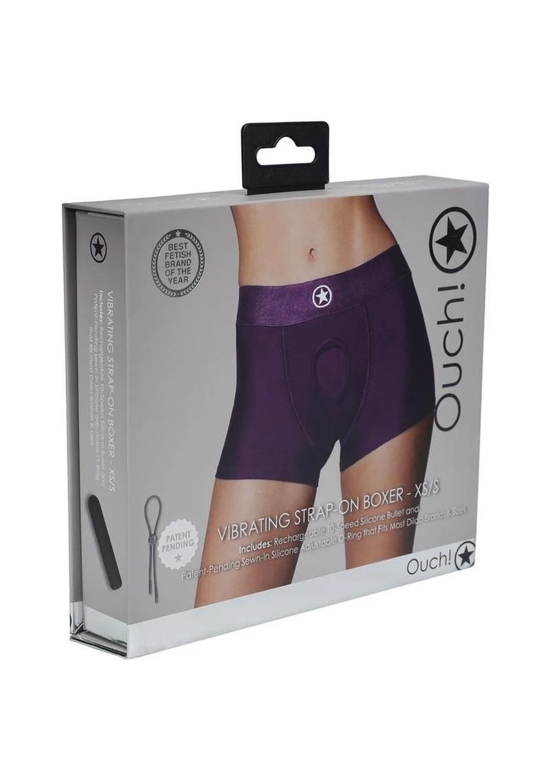 Ouch! Vibrating Strap-On Boxer Rechargeable - Image 10