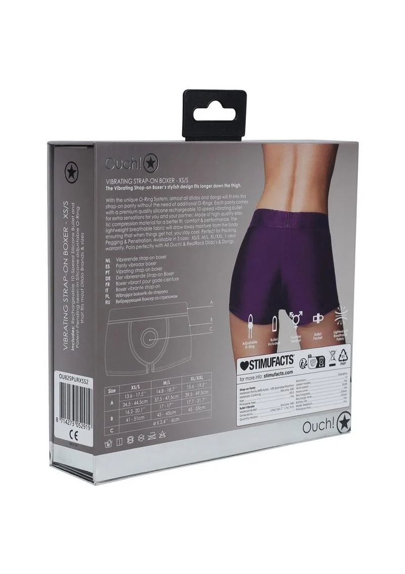 Ouch! Vibrating Strap-On Boxer Rechargeable - Image 12