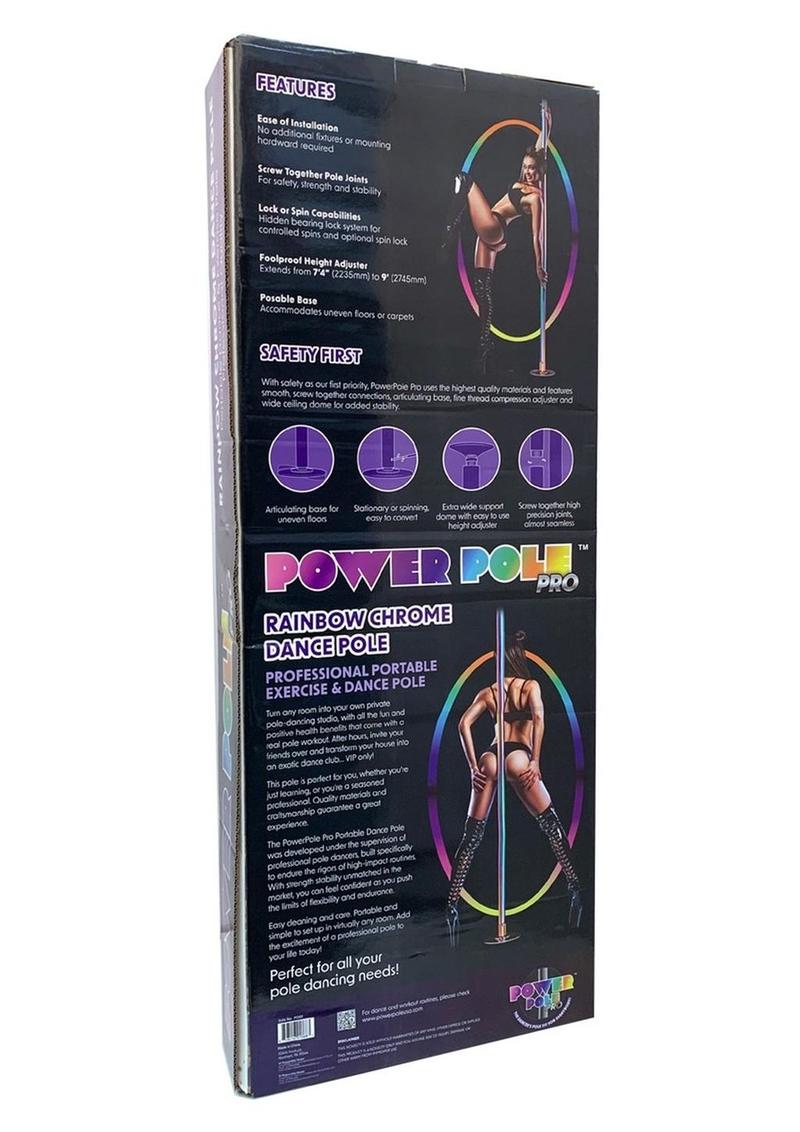 Power Pole Pro Professional Portable Exercise and Dance Spinning Pole Extends Up - Image 4
