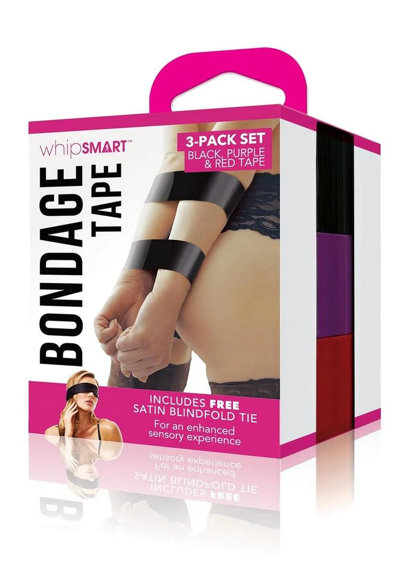 WhipSmart Bondage Tape 150ft with Silky Blindfold - Image 2