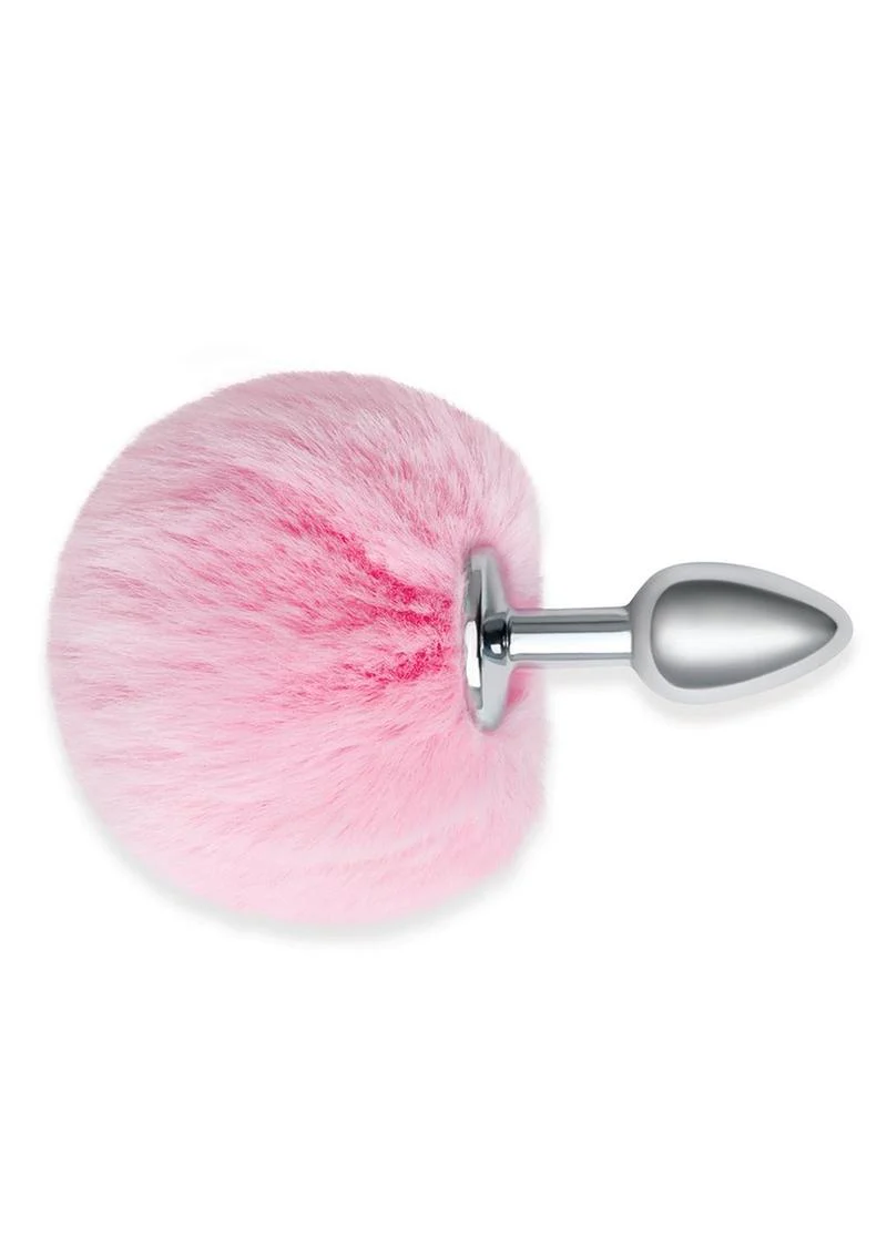 WhipSmart Fluffy Bunny Metal Plug with Tail - Image 3