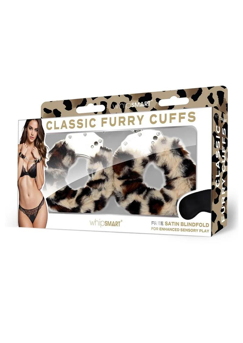 WhipSmart Furry Cuffs with Eye Mask - Image 10