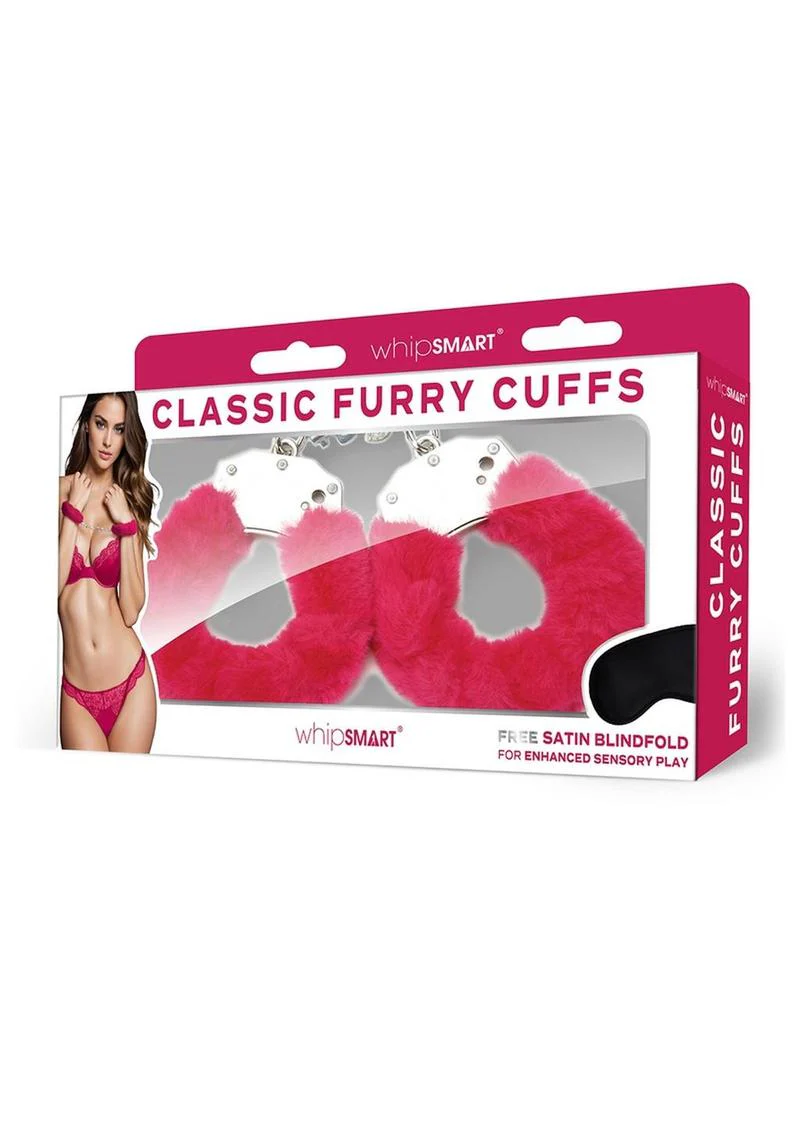 WhipSmart Furry Cuffs with Eye Mask - Image 11