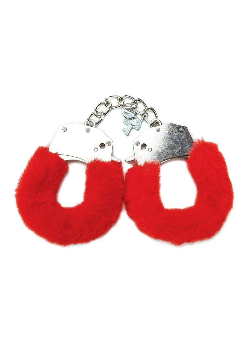 WhipSmart Furry Cuffs with Eye Mask - Image 2