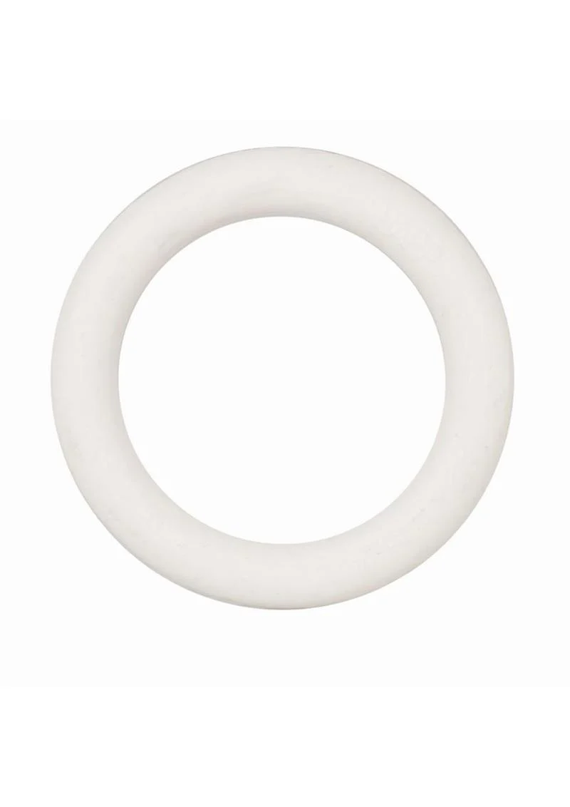 White Rubber Cock Ring - Image 7