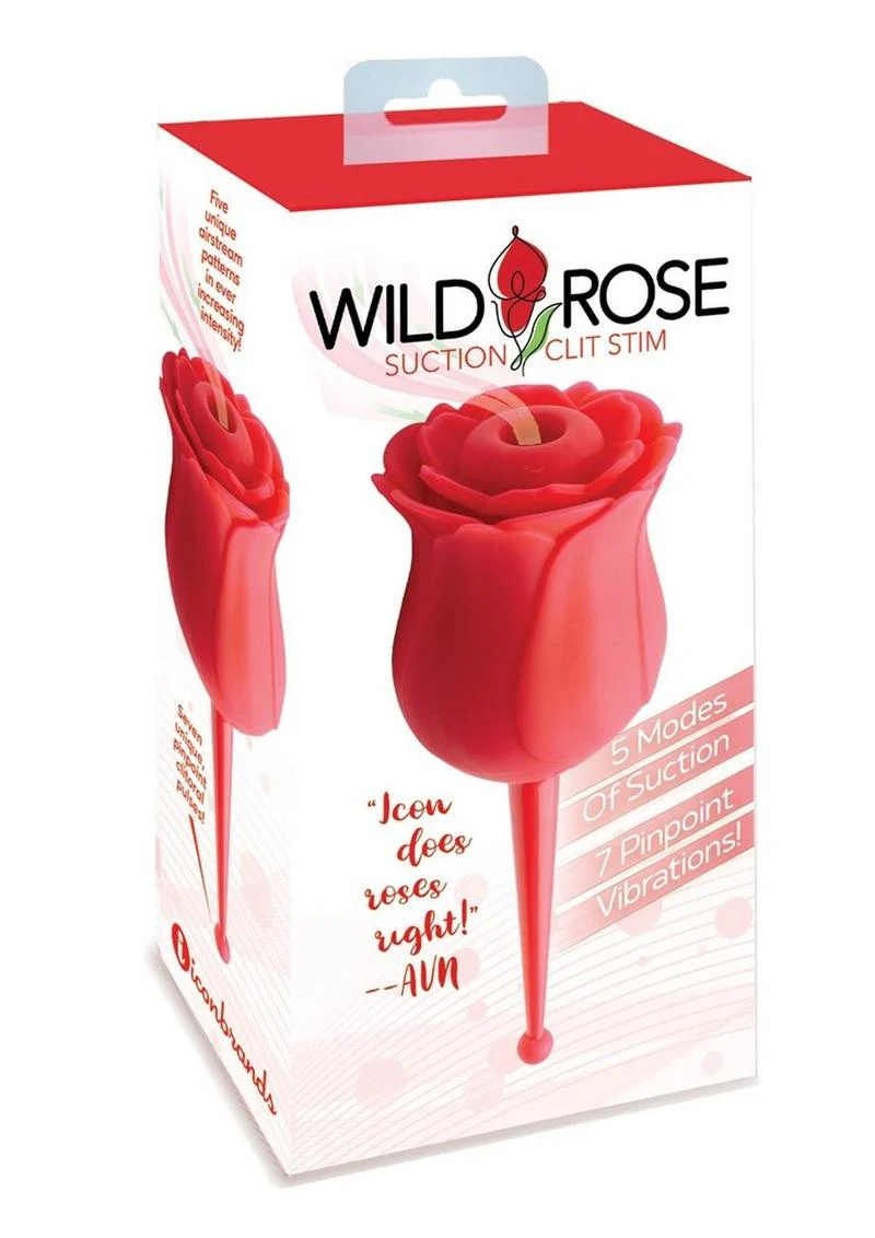 Wild Rose Le Point Rechargeable Silicone Suction Vibrator - Image 2