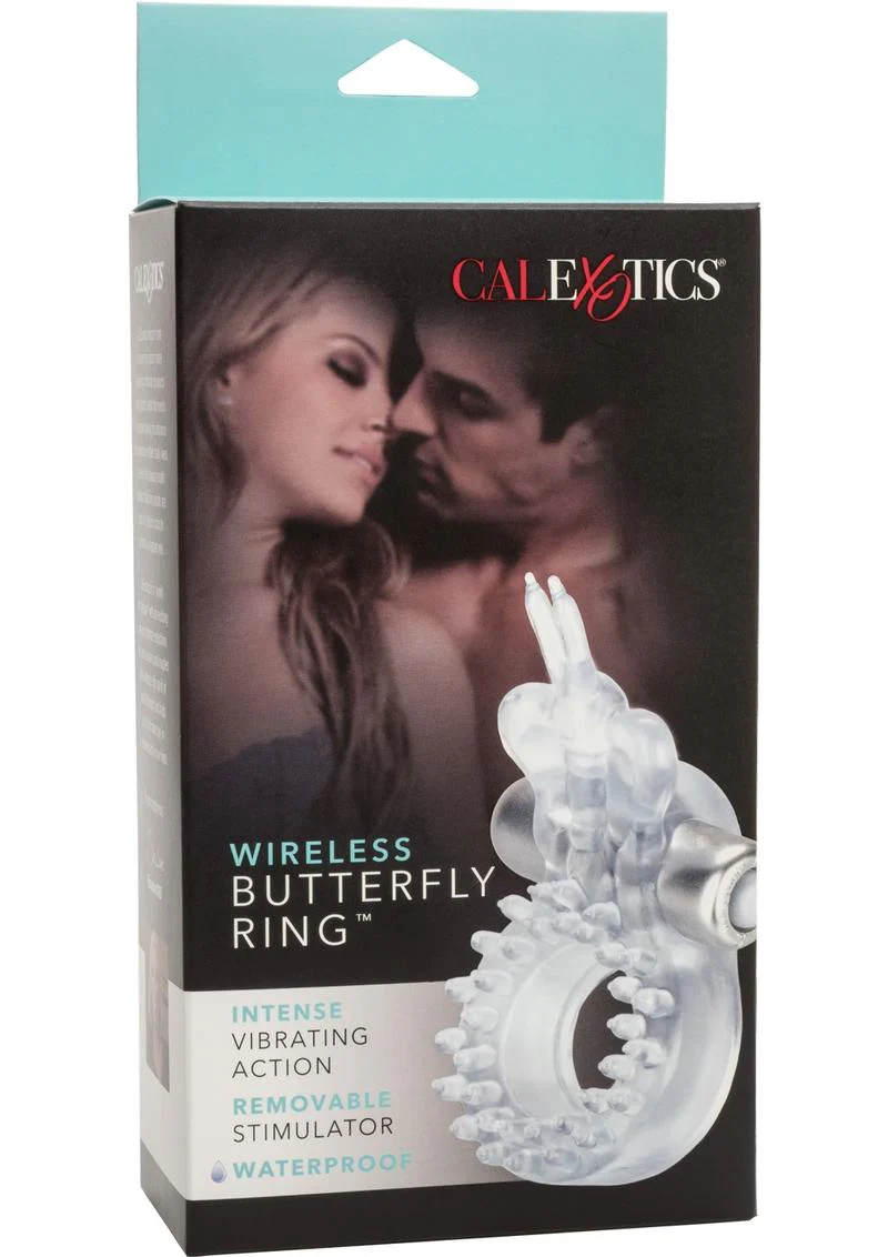 Wireless Butterfly Ring Vibrating Cock Ring with Clitoral Stimulation - Image 2