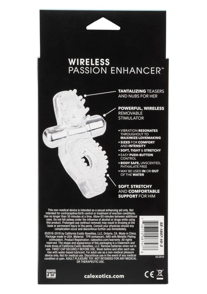 Wireless Passion Enhancer Vibrating Cock Ring Cock Ring with Clitoral Stimulation - Image 4