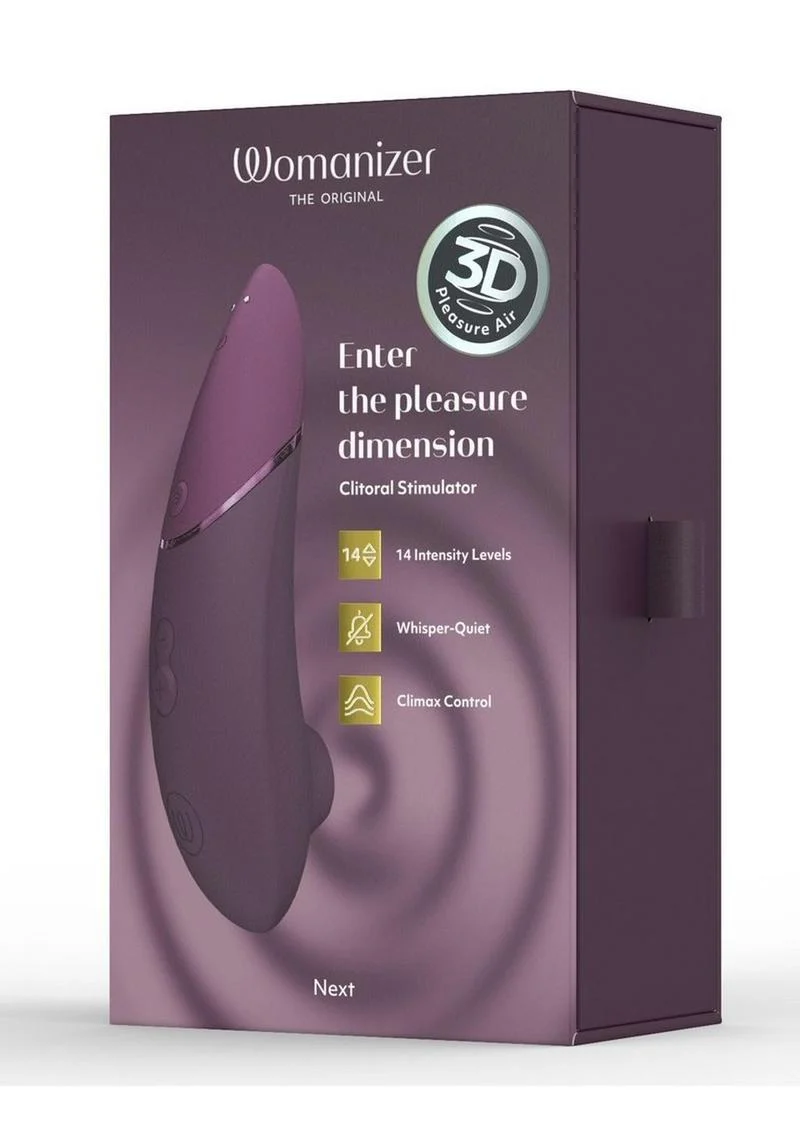Womanizer Next Rechargeable Silicone Clitoral Stimulator - Dark - Image 2