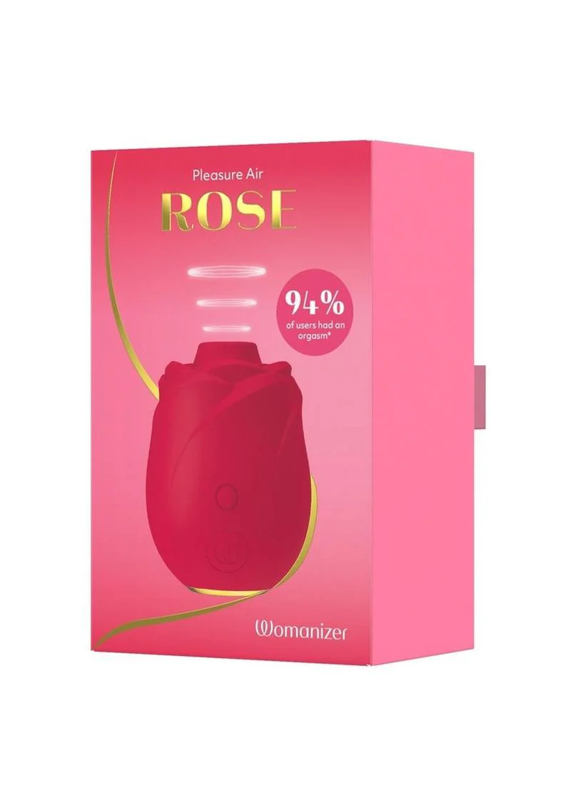 Womanizer Rose Rechargeable Silicone Air Pulse Clitoral Vibrator - Image 2
