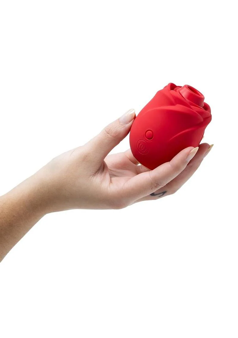 Womanizer Rose Rechargeable Silicone Air Pulse Clitoral Vibrator - Image 4