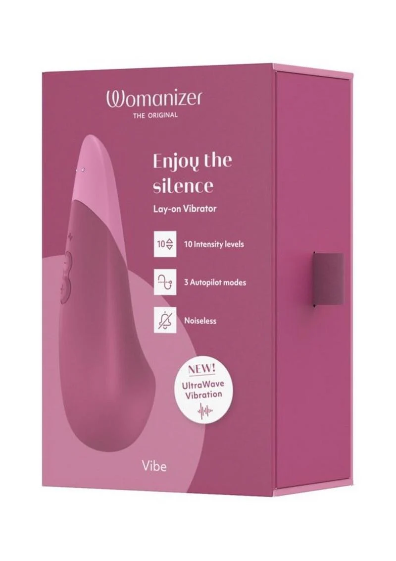 Womanizer Vibe Rechargeable Silicone Clitoral Vibrator - Dusky - Image 2