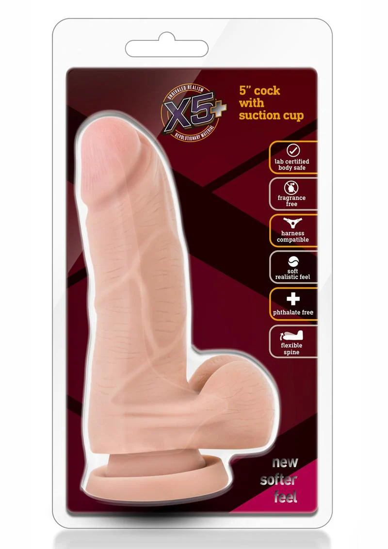 X5 Plus Cock Dildo with Balls - Image 7