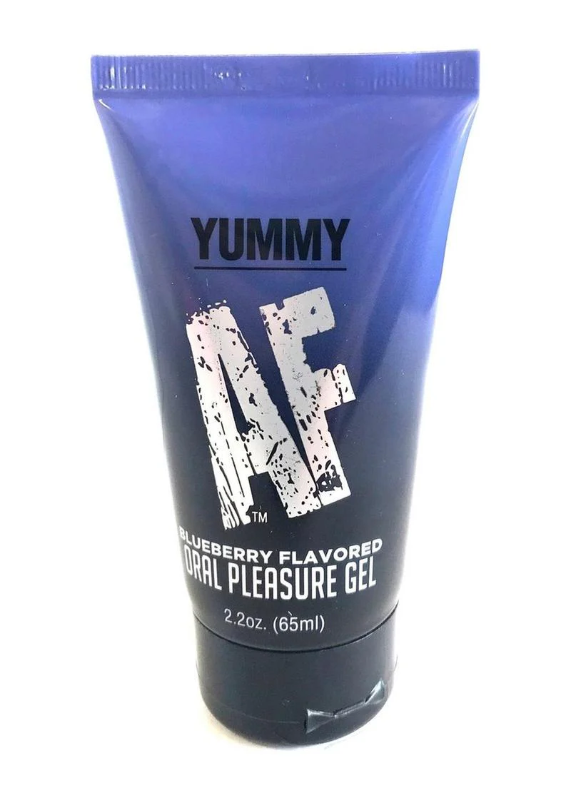 Yummy AF Oral Pleasure Flavored Gel - Blueberry - Image 2