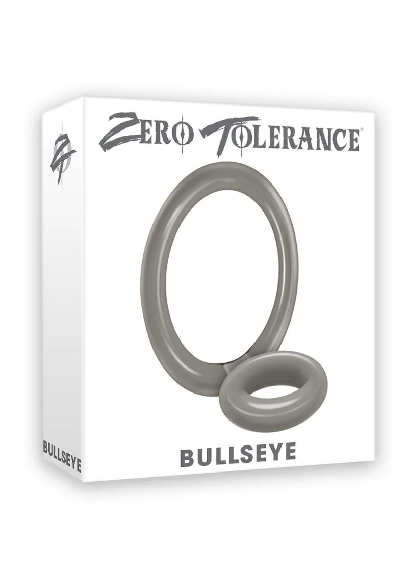 Zero Tolerance Bullseye Double Loop Cock Ring with Ball Strap - Image 2