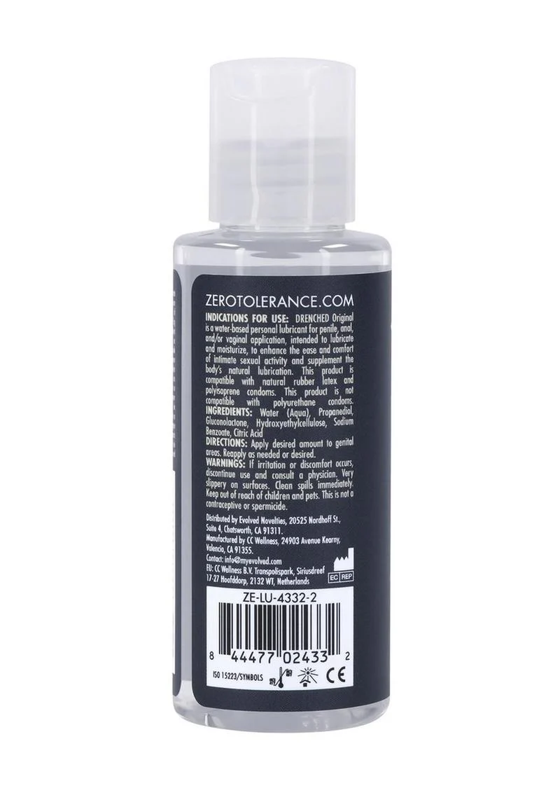 Zero Tolerance Drenched Original Water Based Lubricant - Image 2