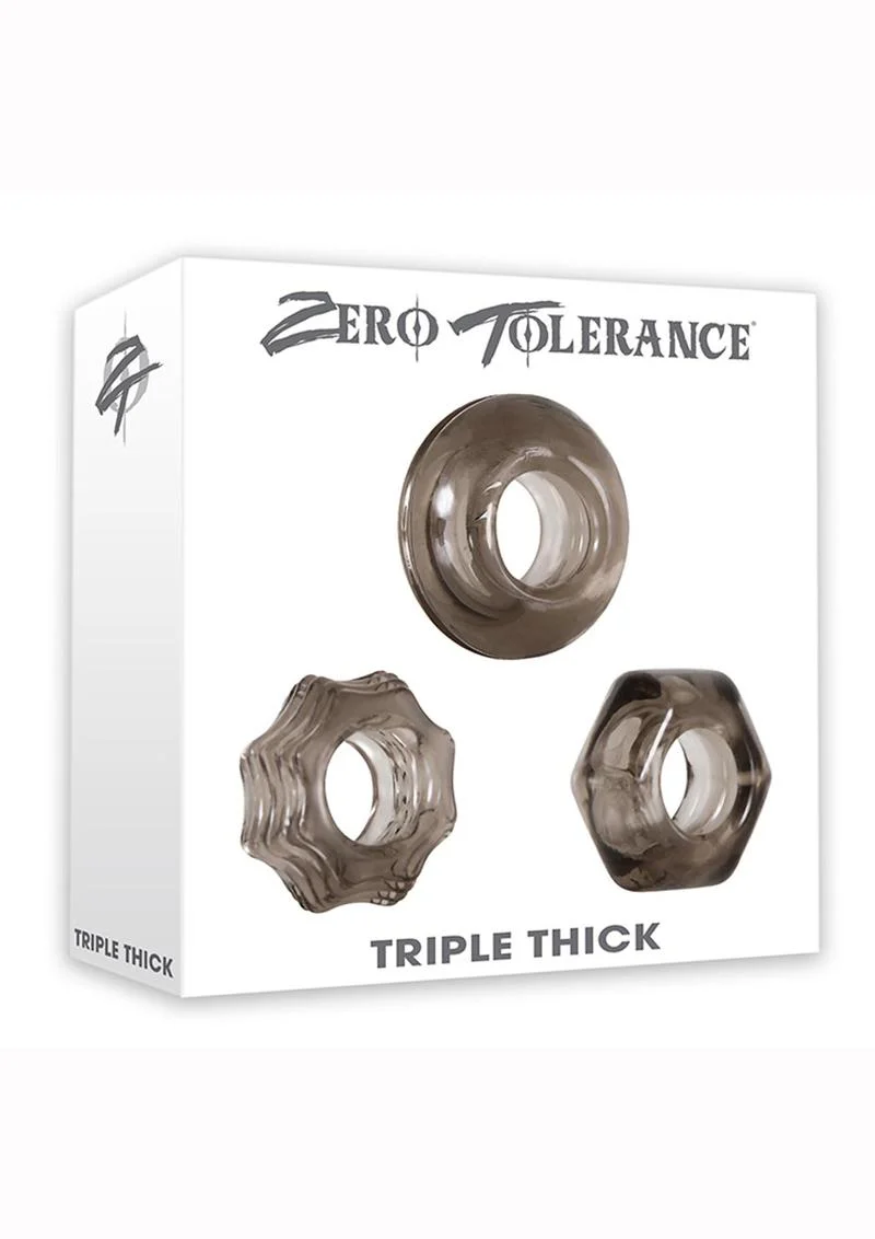 Zero Tolerance Triple Thick Cock Ring Kit - Image 2