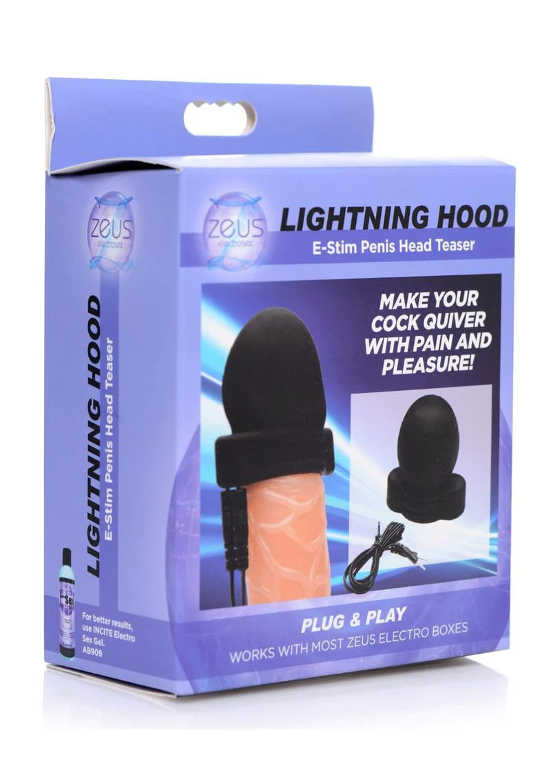 Zeus Electrosex Lightning Hood E-Stim Silicone Penis Head Teaser - Image 2