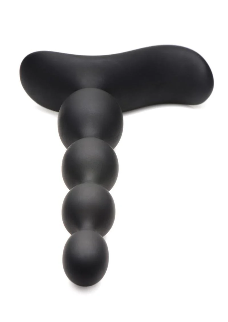 Zeus Shock Beads 80x Vibrating and E-Stim Rechargeable Silicone Anal Beads with Remote Control - Image 3