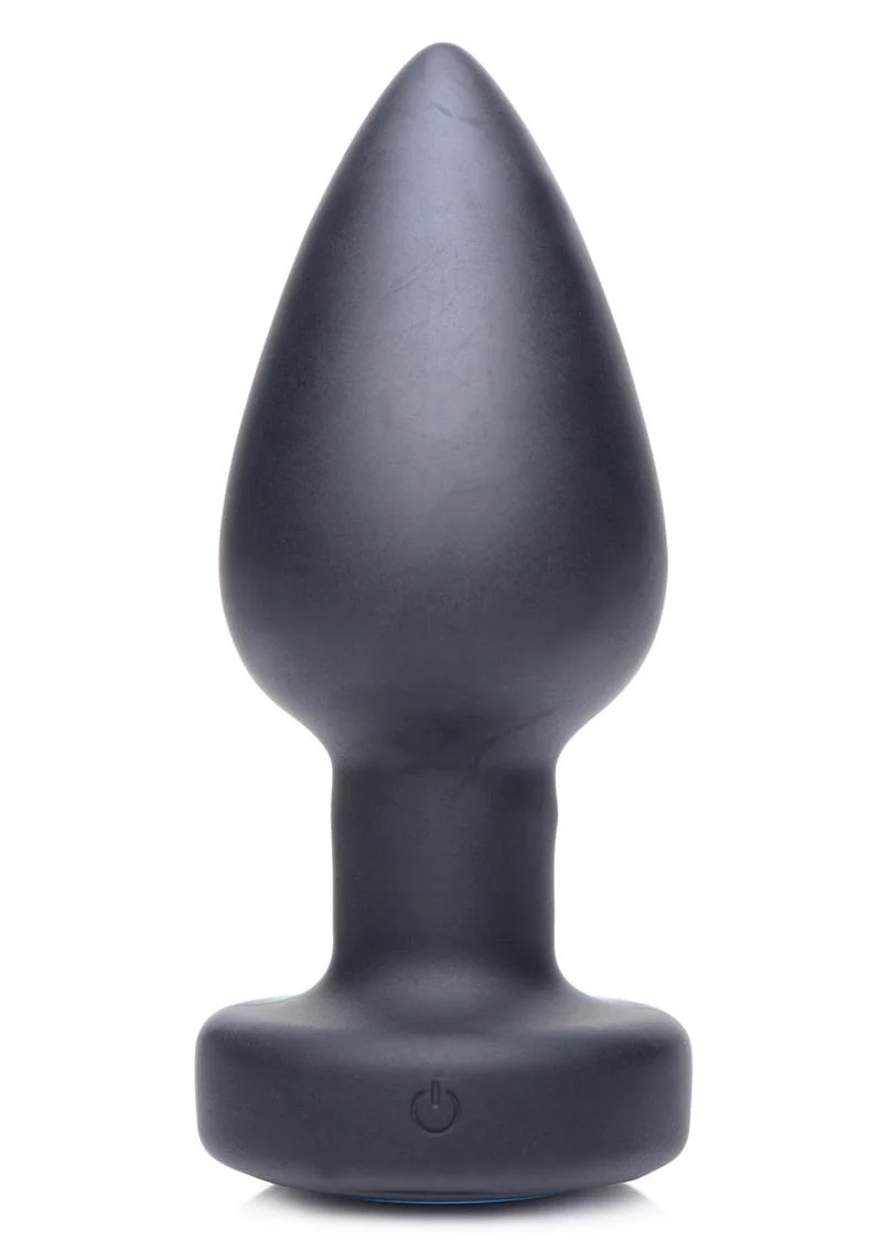 Zeus Vibrating and E-Stim Silicone Rechargeable Anal Plug with Remote Control - Image 3