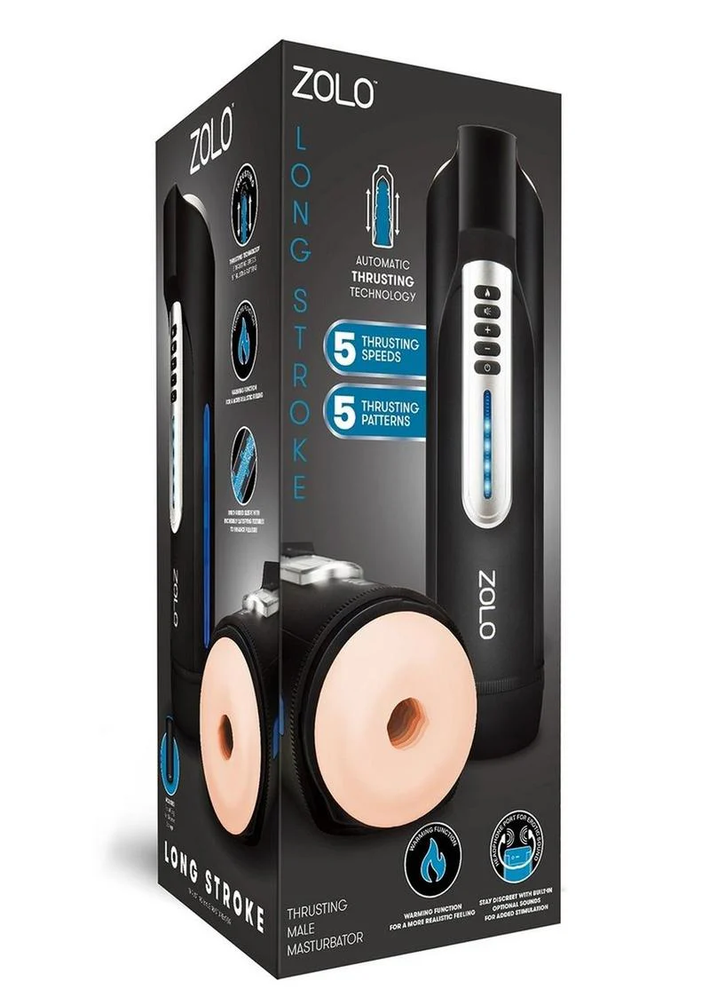 ZOLO Long Stroke Rechargeable Silicone Masturbator - Image 2